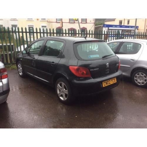 2002 Peugeot 307 1.6 GLX-2 owners-March 2017 mot-service history-great value