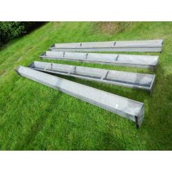 GALVANISED SHEEP TROUGH - 9ft
