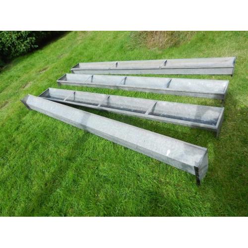 GALVANISED SHEEP TROUGH - 9ft