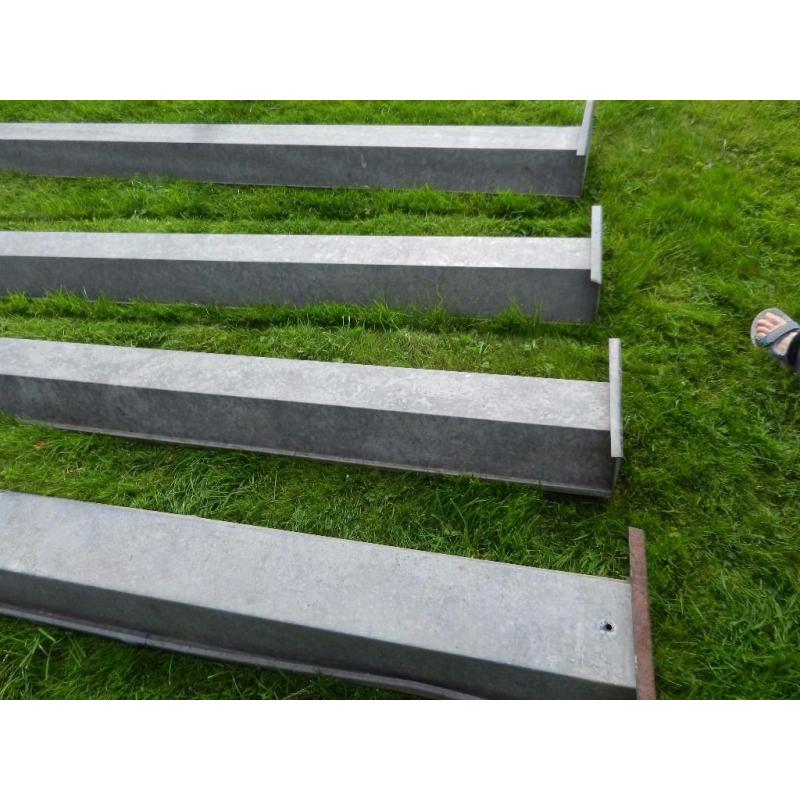 GALVANISED SHEEP TROUGH - 9ft