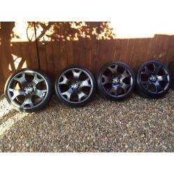 BMW 19" Tiger Claw Alloy Wheels Alloys freshly Powdercoated