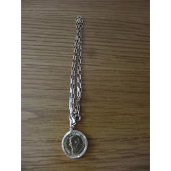 1985 1/10,KRUGGERAND COIN AND MOUNT AND CHAIN