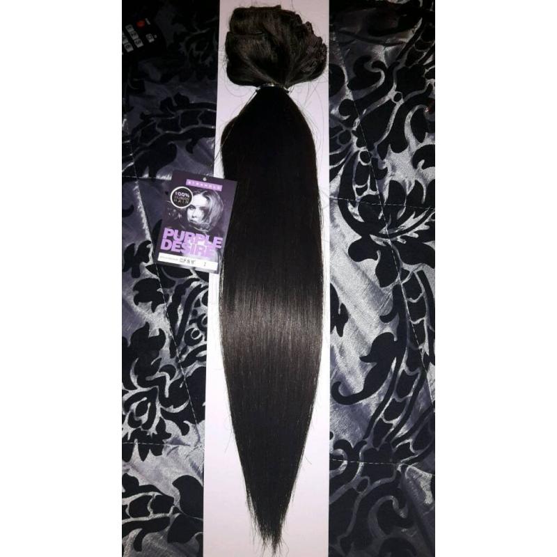 18" human hair extensions