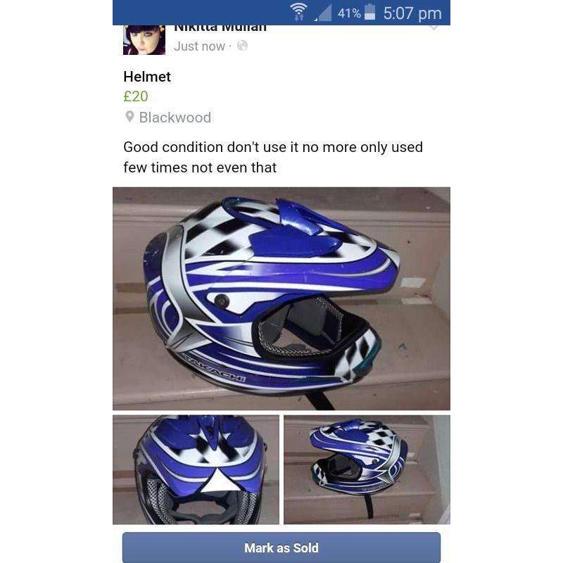 Motorbike helmet