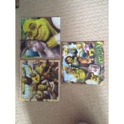 3in1 shrek puzzles