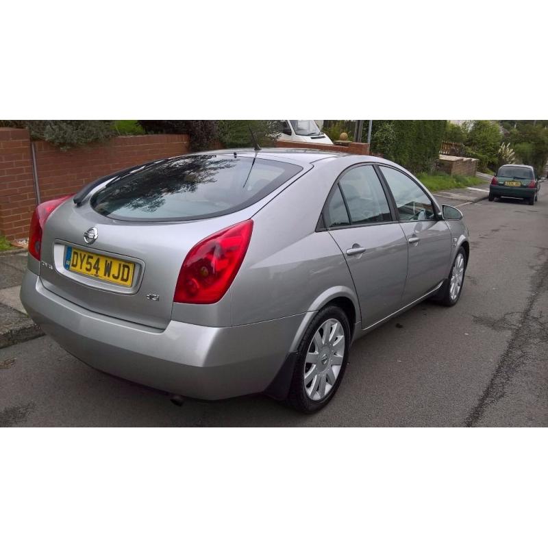 Nissan Primera Diesel, 2.2 dci, 2004, Mot June 2017, 6 Speed, Leather seats, Sat nav