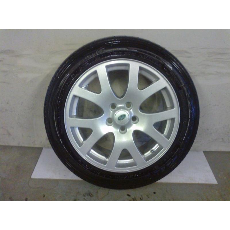 ALLOYS X 4 OF 19 INCH GENUINE DISCOVERY/RANGEROVER FULLY POWDERCOATED INA STUNNING DUTCHSILVER NICE