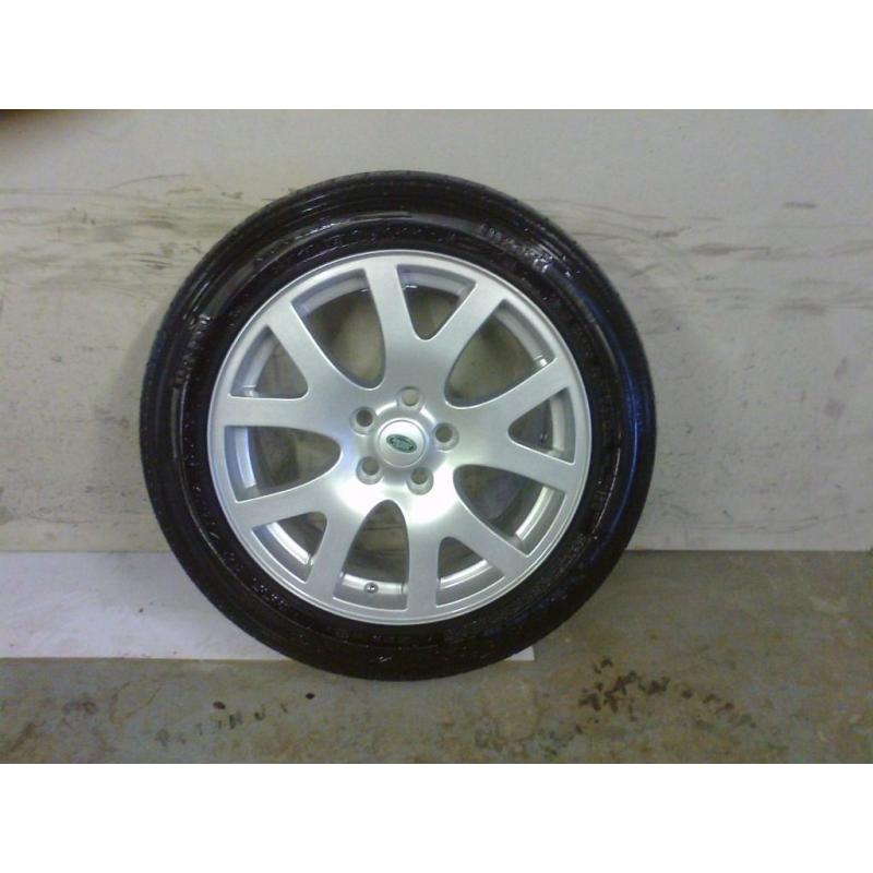 ALLOYS X 4 OF 19 INCH GENUINE DISCOVERY/RANGEROVER FULLY POWDERCOATED INA STUNNING DUTCHSILVER NICE