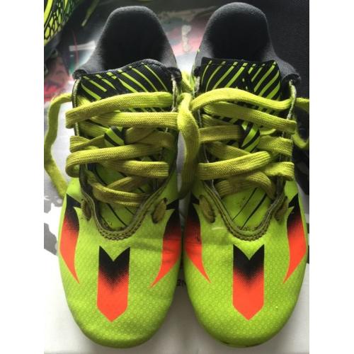 Messi size 13 and half boots,