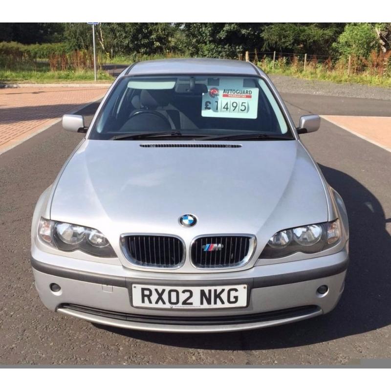 BMW 316 SE 2002 ( m sport design ) saloon LOW MILES 84k from new 12 mths mot, lovely car for age !
