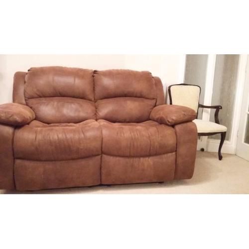 3 piece suite - faux suede - GREAT CONDITION - PET & SMOKE FREE HOME