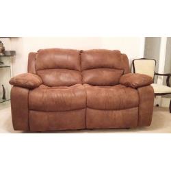 3 piece suite - faux suede - GREAT CONDITION - PET & SMOKE FREE HOME