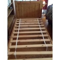 Studio One wooden single bed with mattress
