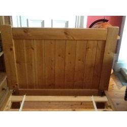 Studio One wooden single bed with mattress