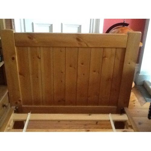 Studio One wooden single bed with mattress