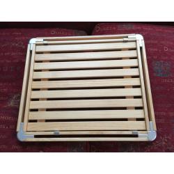 Master Class Wooden Ceiling-Mounted Hanging Pan Rack, 61 x 51 cm (24" x 20") Brand New unused