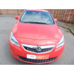 2012 VAUXHALL ASTRA 1.4 EXCITE 5 DOORS RED+++++1 LADY OWNER ++++