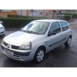 BARGAIN!!/DRIVES AMAZING!!/RENUALT CLIO 1.2//MOT-MAY2017//SERVICE HISTORY//6 CD CHANGER
