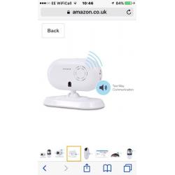 Motorola MBP27T Digital Video Baby Monitor with No-Touch IR Sensor
