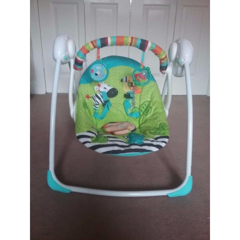 Bright Starts Portable Baby Rocker