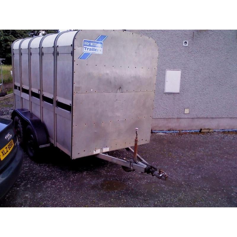 ifor williams 10 x 5 ft3 cattle trailer in good condition, 16 in wheels