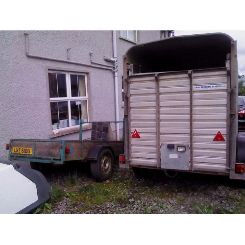 ifor williams 10 x 5 ft3 cattle trailer in good condition, 16 in wheels