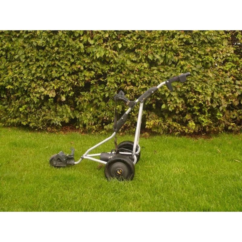 Powakaddy Freeway Titanium electric golf trolley with charger & battery