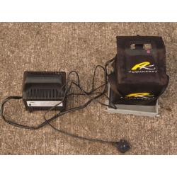Powakaddy Freeway Titanium electric golf trolley with charger & battery