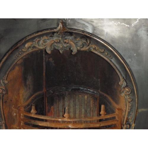 antique cast iron fireplace