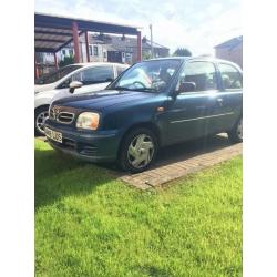 2000 Blue Nissan Micra for sale