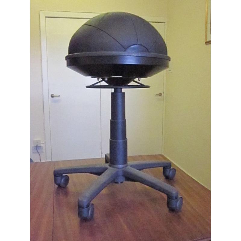 Officino Ball Chair - Almost new, height adjustable posture improving stool. Helpful for bad backs.
