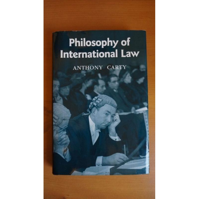 Philosophy of International Law by Anthony Carty
