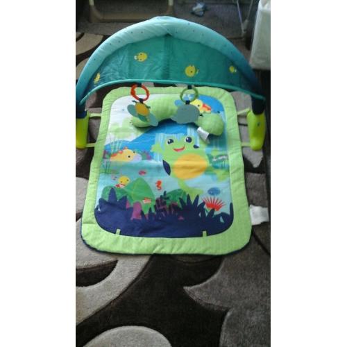 bright stars light up play mat