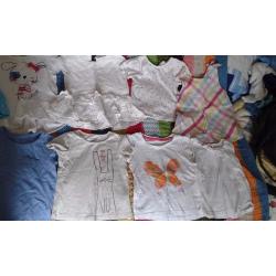 Large Bundle of 12 - 18 Months Girls Clothes (66 items)