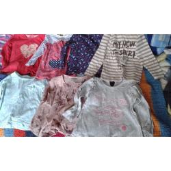 Large Bundle of 12 - 18 Months Girls Clothes (66 items)