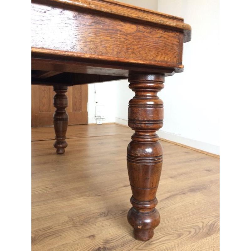 Oak Victorian Table