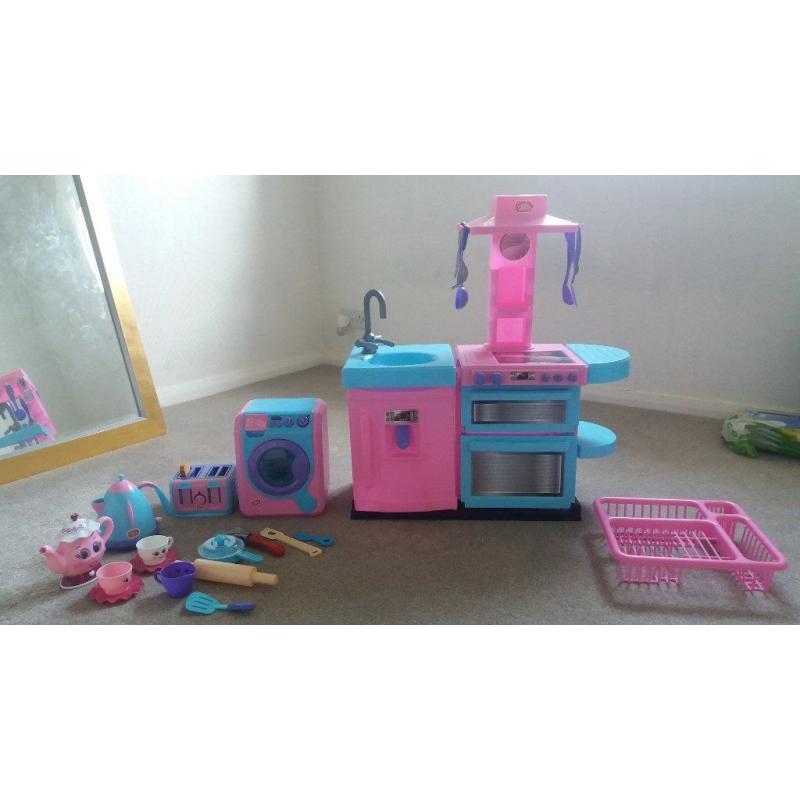 Chad Valley Toy Kitchen and Accessories