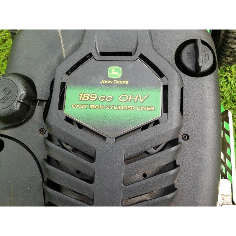 John Deere JS63VC petrol driven self propelled lawn mower