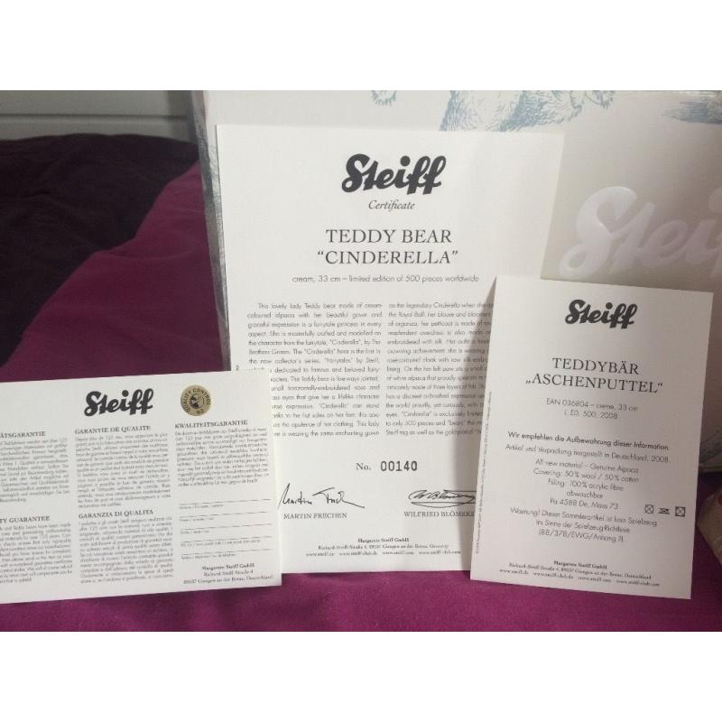 Steiff Cinderella bear