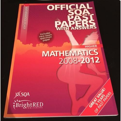 Higher mathematics official sqa past papers with answers