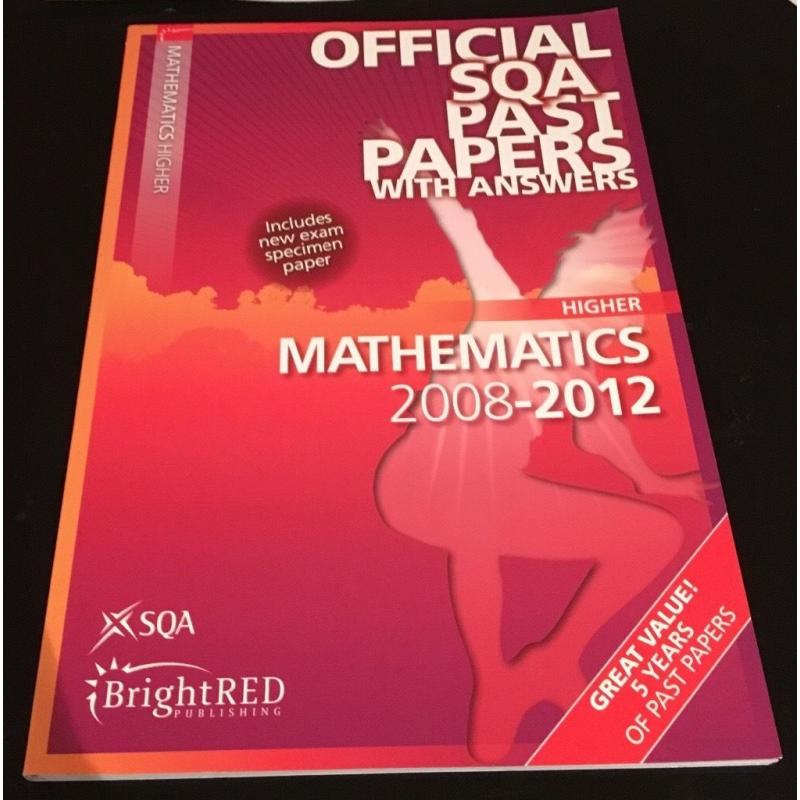 Higher mathematics official sqa past papers with answers