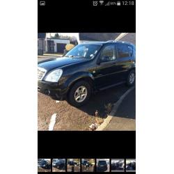 ssangyong rexton , 10months mot , part service history last service was 6k miles ago