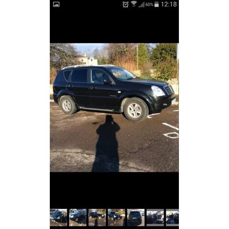 ssangyong rexton , 10months mot , part service history last service was 6k miles ago
