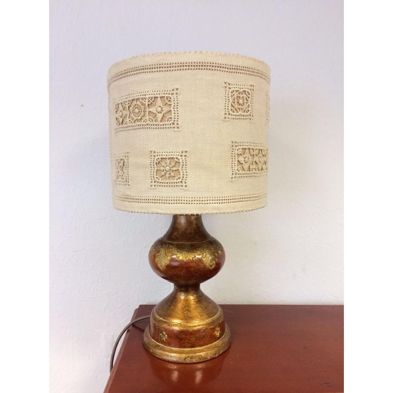 Oriental lamp & shade