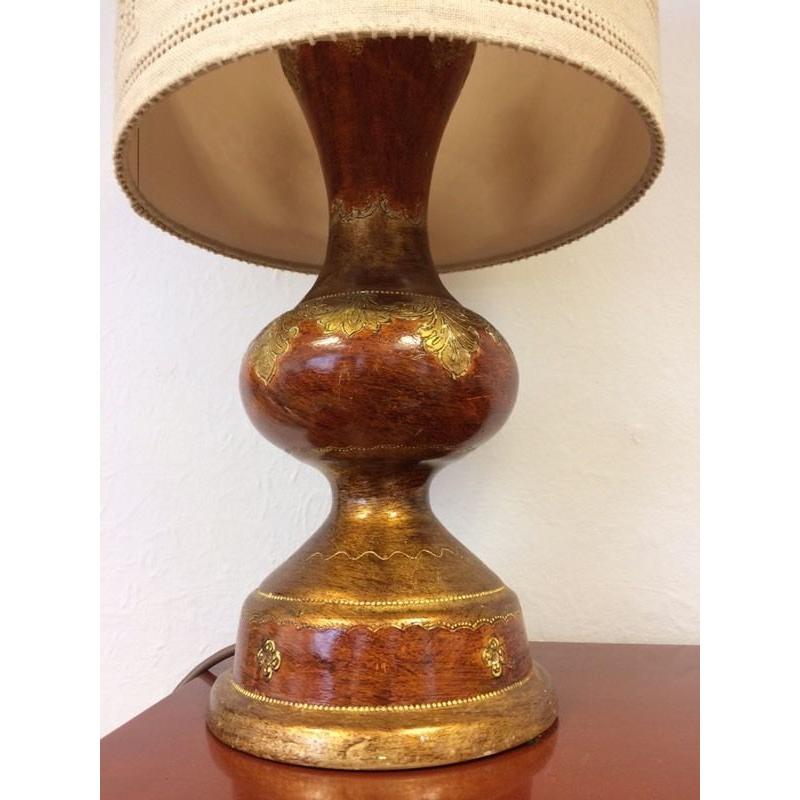 Oriental lamp & shade