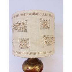 Oriental lamp & shade