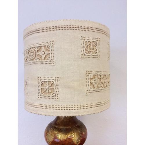 Oriental lamp & shade