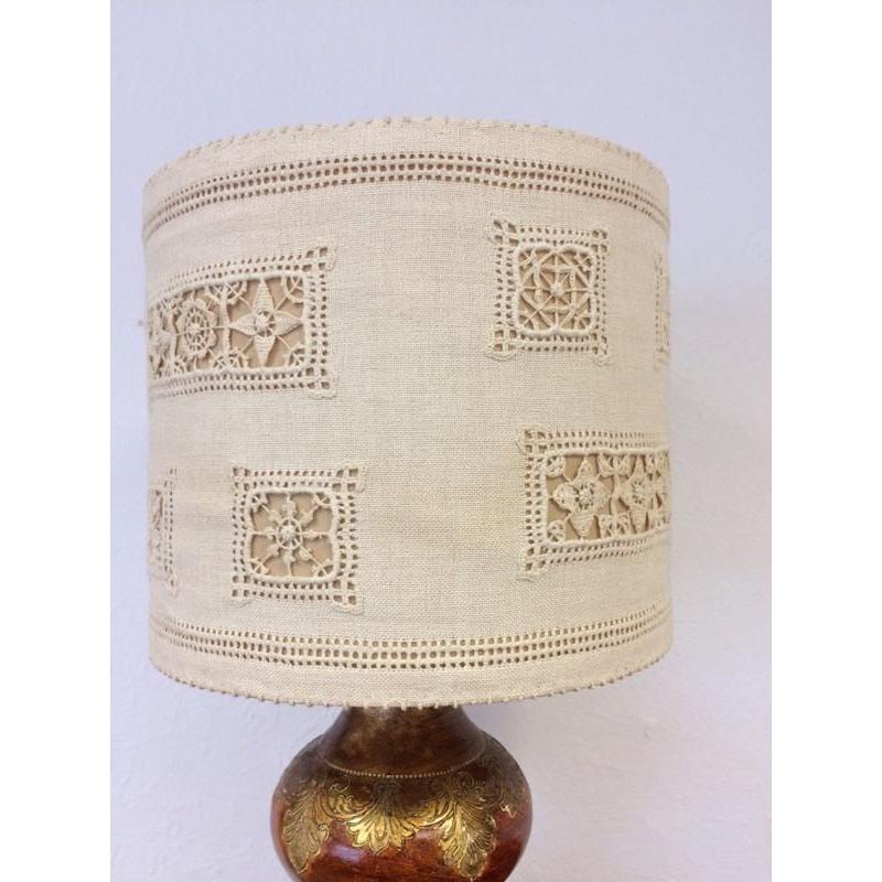 Oriental lamp & shade