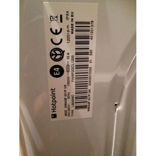Hotpoint washing machine