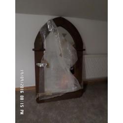 Large mirror.